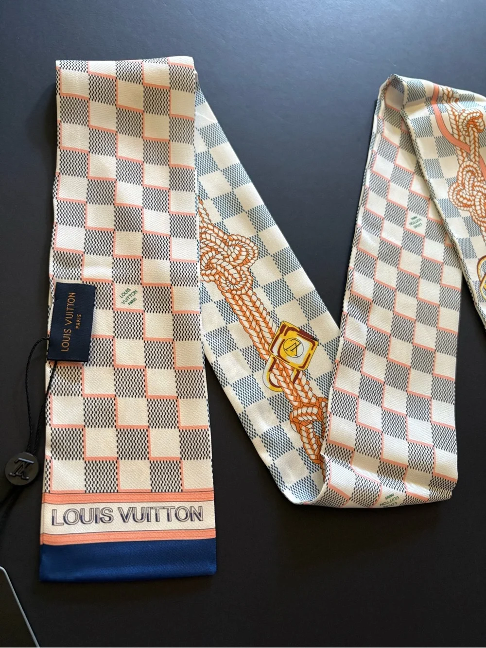 Fashion Silk Long Scarf Twilly